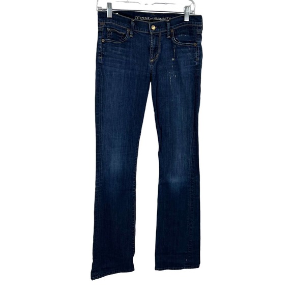 Citizens Of Humanity Straight Bootcut Jeans Medium Wash Women's 27 Waist - Picture 1 of 9